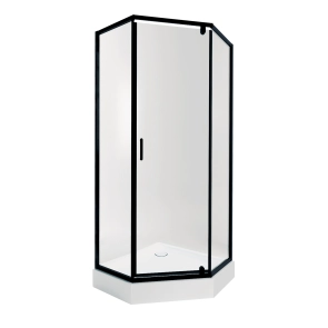 Набір Qtap душова кабіна Scorpio BLA10995-AC6 Clear 2120x900x900 мм + піддон Diamond 309912 90x90x12 см з сифоном №1