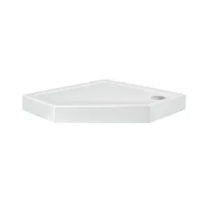 Набір Qtap душова кабіна Scorpio BLA10995-AC6 Clear 2120x900x900 мм + піддон Diamond 309912 90x90x12 см з сифоном №3