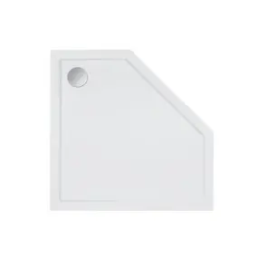 Набір Qtap душова кабіна Scorpio BLA10995-AC6 Clear 2120x900x900 мм + піддон Diamond 309912 90x90x12 см з сифоном №4