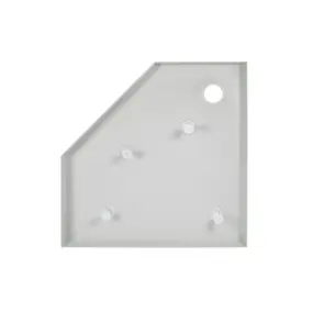 Набір Qtap душова кабіна Scorpio BLA10995-AC6 Clear 2120x900x900 мм + піддон Diamond 309912 90x90x12 см з сифоном №5