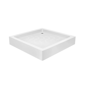 Набор Lidz душевая кабина Wawel SC80x80.SAT.LOW.GR, стекло тонированное 4 мм + поддон Mazur №13