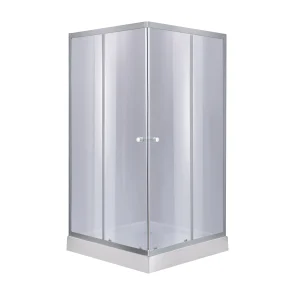 Набір Lidz душова кабіна Wawel SC90x90.SAT.LOW.GR, скло тоноване 4 мм + піддон Mazur №1