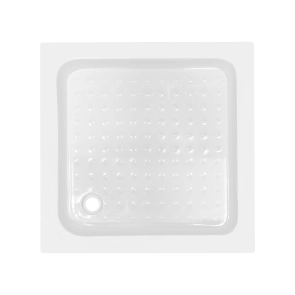 Душевая кабина Lidz Wawel SC80x80.SAT.LOW.GR, стекло тон. 4 мм + Lidz Душевой поддон KAPIELKA ST80x80х14 №9