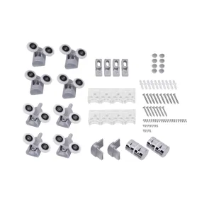 Набор Lidz душевая кабина Latwa SC80x80.SAT.LOW.FR, стекло Frost 4 мм + поддон Kupala №7