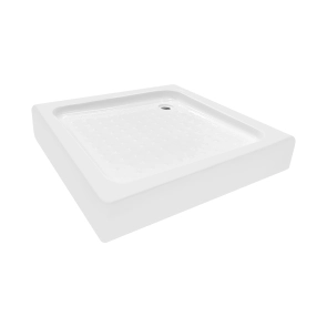 Душевая кабина Lidz Wawel SC80x80.SAT.LOW.GR, стекло тон. 4 мм + Lidz Душевой поддон KAPIELKA ST80x80х14 №10