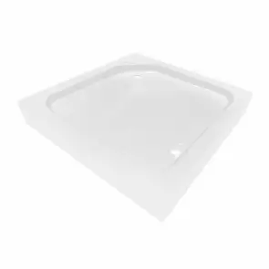 Душова кабіна Lidz Wawel SC90x90.SAT.LOW.GR, скло тон. 4 мм + Lidz Душовий піддон KAPIELKA ST90x90х14 №10