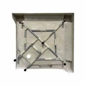 Душова кабіна Lidz Wawel SC90x90.SAT.LOW.GR, скло тон. 4 мм + Lidz Душовий піддон KAPIELKA ST90x90х14 №11
