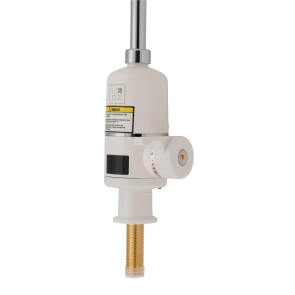 Проточний кран-водонагрівач кухонний для кухні Lidz Warm 056 LDWAR056WCR24984 White / Chrome №4