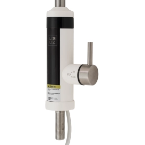 Проточний кран-водонагрівач кухонний для кухні Lidz Warm 059 LDWAR059WNK35878 White / Nickel №3