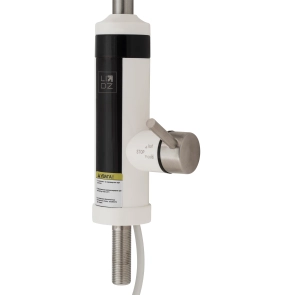 Проточний кран-водонагрівач кухонний для кухні Lidz Warm 059 LDWAR059WNK35878 White / Nickel №4