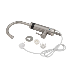Проточний кран-водонагрівач кухонний для кухні Lidz Warm 060 LDWAR060NKS35881 Nickel №6
