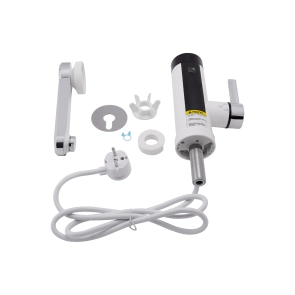 Проточный кран-водонагреватель кухонный для кухни Lidz Warm 061 LDWAR061WCR35431 White / Chrome №6