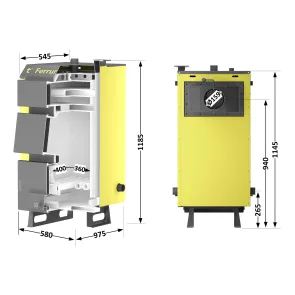 Котел твердопаливний сталевий Thermo Alliance Ferrum W V 5.0 FW 14 №2