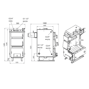 Котел твердопаливний сталевий Thermo Alliance Ferrum W V 5.0 FW 26 №9
