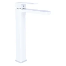 Змішувач для раковини Qtap Gemini високий QTGEM269CRW45679 Chrome/White