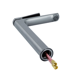 Змішувач для раковини Qtap Slavonice високий QTSLA269GMB45925 Gunmetal Black PVD №3
