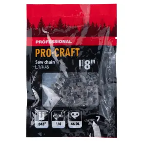 Цепь для цепной пилы Procraft L.1/4.46 Universal 1/4" шаг 46 зв. №1
