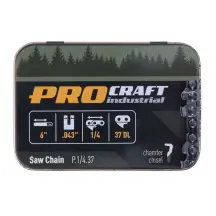 Ланцюг для ланцюгової пилки Procraft industrial P.1/4.37 Universal 1/4" шаг 37 зв.