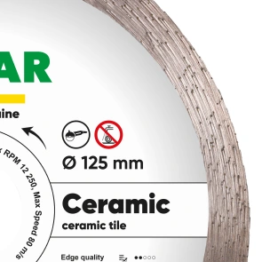 Круг алмазний вiдрiзний 1A1R 125x1,4x8x22,23 Ceramic №3