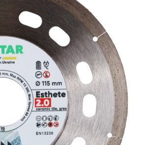 Круг алмазный отрезной 1A1R 115x1,1/0,9x6x22,23 Esthete 2.0 №2