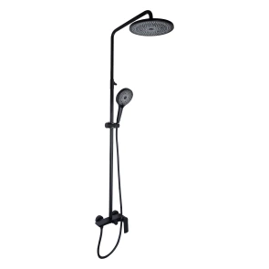 Душевая система для душа Qtap Slavonice на два потребителя QTSLA110BLM45914 Black Matt №1