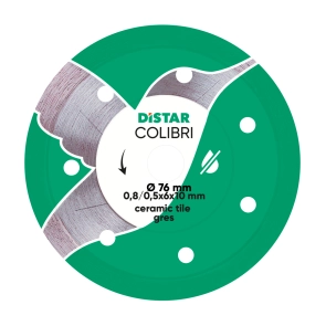 Круг алмазный отрезной 1A1R 76x0,8/0,5x6x10H Colibri №1