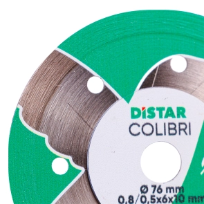 Круг алмазный отрезной 1A1R 76x0,8/0,5x6x10H Colibri №3
