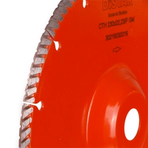 Круг алмазный отрезной 1A1R Turbo 230x2,3x9x22,23/F Laser CTH 230x22,23F GM №4