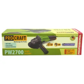 Кутошліфувальна машина безщіткова Procraft PW2700 125 мм №12