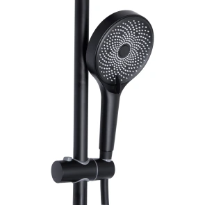 Душевая система для душа Qtap Slavonice на два потребителя QTSLA110BLM45914 Black Matt №4