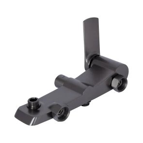 Душова система для душу Qtap Slavonice на два споживача QTSLA110GMB45913 Gunmetal Black PVD №7