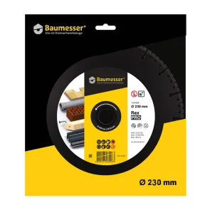Круг алмазний вiдрiзний 1A1RSS V 230x2,6/1,8x6x22,2 Pro Rex №6