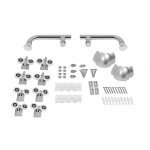 Душова кабіна Lidz Wawel SC120x80.SAT.LOW.FR, скло Frost 5 мм без піддона №7
