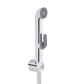 Набор для гігієнічного душу Qtap Inspai-Varius округлий QTSETCRMA021 Chrome/Grey (Set) №1