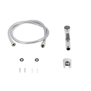 Набор для гігієнічного душу Qtap Inspai-Varius округлий QTSETCRMA021 Chrome/Grey (Set) №4