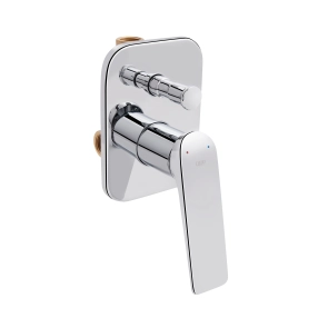 Змішувач для душу Qtap Vlasta прихованого монтажу на два споживача QTVLA6028102NC Chrome №1