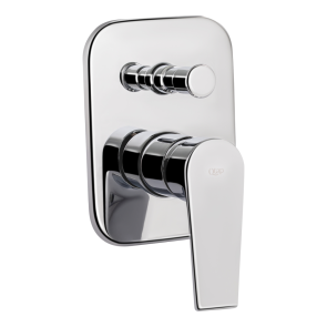 Смеситель для душа Qtap Stenava скрытого монтажа на два потребителя QTST6245102DC Chrome №1