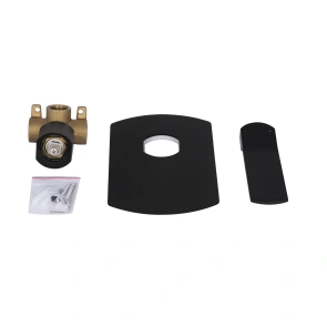 Смеситель для душа Qtap Slavonice скрытого монтажа QTSLA267BLM45903 Black Matt №5