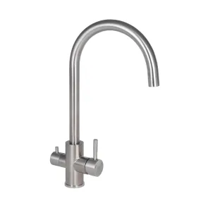 Змішувач для кухні Lidz Aria 020F (k35) LDARI020FNKS43365 Nickel №1