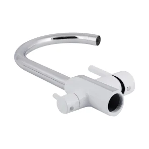Смеситель для кухни Qtap Grand с подключением для питьевой воды QTGRA362CRW45668 Chrome/White №5