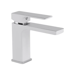 Змішувач для раковини Qtap Gemini (з гігієнічним душем) QTGEM272CRW45691 Chrome/White №3
