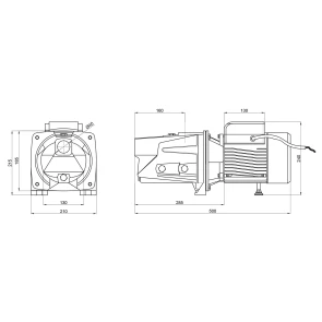 Насос самовсасывающий центробежный Thermo Alliance D-JSWm-20H 1,5 кВт №2