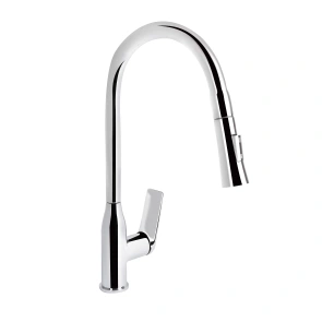 Смеситель для кухни Qtap Vlasta New с выдвижным изливом QTVLA344CRM45646 Chrome №1