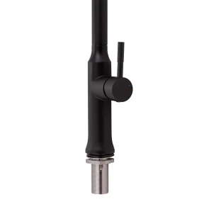 Змішувач для кухНі Qtap Baruska з висувним виливом QTBAR9137103UB Black Matt №4