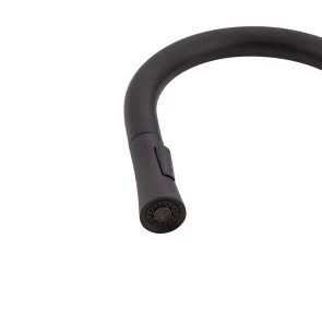 Смеситель для кухни Qtap Evicka с выдвижным изливом QTEVI9135103UB Black Matt №6