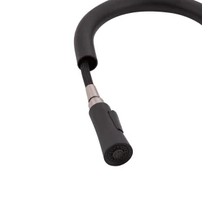 Смеситель для кухни Qtap Evicka с выдвижным изливом QTEVI9135103UB Black Matt №7