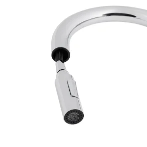 Змішувач для кухні Qtap Lenicka з висувним виливом QTLEN9138103UC Chrome №5