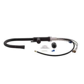 Змішувач для кухНі Qtap Baruska з висувним виливом QTBAR9137103UB Black Matt №8