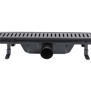 Трап Qtap Dry FA304-700MBLA линейный с сухим затвором и нержавеющей решеткой 700х73 №4