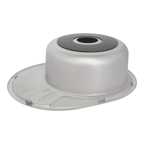 Кухонная мойка Lidz 5745 0,8 мм Micro Decor (LIDZ5745MDEC) №5
